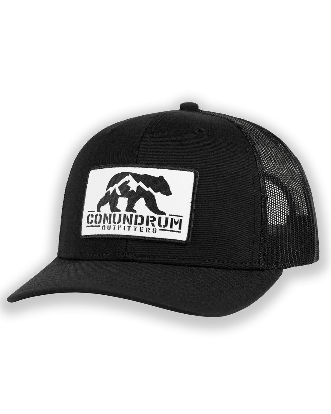 Apex Trucker Hat - Black Mid profile